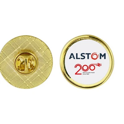 Alstom Train Maker 200 Years Badge British Rail 1825 Anniversary