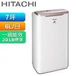 (有現貨)HITACHI日立 6公升/日 除濕機 RD-12FR-玫瑰金