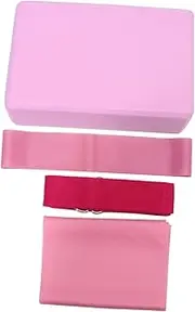 BRIGHTFUFU Home Gym Essentials: Yoga Brick Latex Towel Stretch Band Resistance Yoga Tool Kit