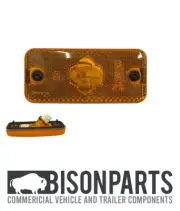 +AMBER SIDE MARKER LAMP WITH BULB HOLDER & BULB FITS RENAULT KERAX & MIDLUM