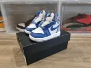Baby size 4c - Jordan 1 Retro High OG True Blue (TD). FD1413-410. Brand new