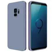 MCC For Samsung Galaxy S9 Soft Liquid Silicone Shockproof Case Cover G960 [Grey Purple]