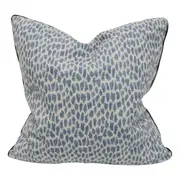 Seat Sofa/Bed Cushion Safari Blue Indoor PolyLinen Home Decor Square 50x50cm