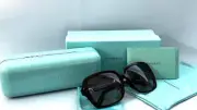 Tiffany & Co TF4110 8003/3C Square Brown Sunglasses $450 NIB #322