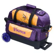 KR Strikeforce NFL Minnesota Vikings 2 Ball Roller Bowling Bag