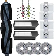 19PACK Replacement Accessories Kit for Ecovacs Deebot X1 Omni / X1 e Omni / X1 Turbo / T10 Turbo / T10 Omni Robot Vacuum Cleaner Parts, Main Brush Filter Mop Pad Dust Bags Replacement Parts