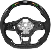 Steering Wheel Control Carbon Fiber LED Shift Lights LCD Display Steering Wheel Compatible With VW Golf MK7 GTI R Scirocco R