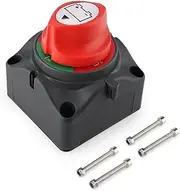 12V 300A Circuit Cutter Fit for Camper Car Auto RV Marine Boat Key Battery Selector Isolator Disconnect Rotary Switch