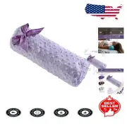 Lavender Bolster Roll - Microwaveable Hot/Cold Pillow for Neck & Back Relief
