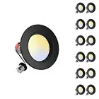 4 Inch Recessed LED Retrofit - 12 Pack 4" Dimmable Retrofit Downlights can Li...