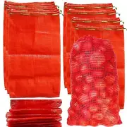 24 Pack 20'' x 14'' Mesh Onion Bags Reusable Drawstring Fresh Produce Storage...