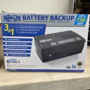 Tripp Lite Battery Back Up Surge Protector AVR750U 750VA UPS 450W 120V USB New