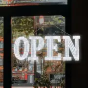 Led Open Signs for Business 40x14in Big Open Sign Led w/Remote Control Window...