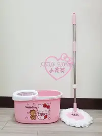 在飛比找Yahoo!奇摩拍賣優惠-♥小花花日本精品♥Hello Kitty 旋轉拖把組 好神拖