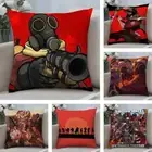 Tf2 Team F-Fortress 2 Pillow Case Short Pillow Covers Printing Cushion Cover