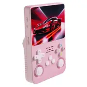 R36S Handheld Game Console 64GB Pink