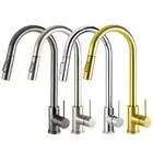 2 Mode Pull Out Spout Kitchen Mixer Laundry Sink Tap Black/Chrome/Gold/Brushed