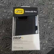 Iphone 15 Pro Max OtterBox Case Defender Pro Series With Holster Black New