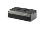 StarTech.com Drive Dock SATA/600 - USB 3.1 Type C Host Interface - UASP Support External - Black - Quad-Bay Hard Drive Dock for