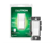 Lutron Diva Dimmer LED + Switch Advanced Technology Switch DVWCL-153PH-WH NEW