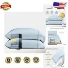 Sumptuous Light Blue King Size Pillowcases - 1500 Thread Count Egyptian Cotton
