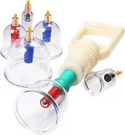 6 Pcs Cupping Therapy Vacuum Suction Chiropractor Acupuncture Physiotherapy Massage Cupping Set Cupping Therapy Set Cupping Tools