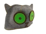 Sheep's Wool Felt Sauna Hats Gray Cat Shape Finnish Banya cap for Men and Women
