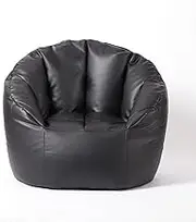 LoKori Living Room Bean Bag Sofa Cover (No Filler), Bean Bag Chair Cover for Adults, Home Leisure Single Couch Outside Cover for Bedroom Furniture,B