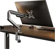 Listed TV Mount Single Monitor Mount - Single Monitor Arm Desk Mount, Fully Adjustable Mechanical Spring Monitor Arm with VESA Mount, Fits 17-32" Screens Within 19.8 lbs Motion TV Bracket