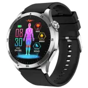 Silicon Tape Silver Smart Watch 1.43in High-Clear Screen Sports Health Monit Hot