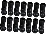 ibasenice Miniature Mini Shoes 7 Pair Santa Boots for Playhouse Accessory Children's Decor