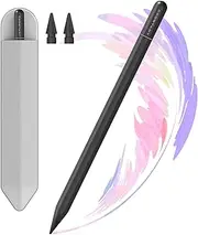 Stylus Pen for iPad 9th&10th Generation, 5 Mins Ultra Fast Charging Active Pencil Compatible with 2018-2023 Apple iPad Air 3/4/5, iPad 6/7/8/9/10, iPad Mini 5/6, iPad Pro 11"/12.9", Black