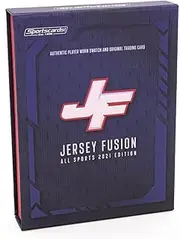 Sportscards 2022 Jersey Fusion Baseball Edition Hobby Box - 1 Original Trading Card with an Authentic Player Worn Swatch or Patch