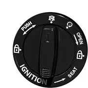 TQEBWUS Start Stop Button Cover - Alloy Car Knob Protector,Cool Vehicle Interior Accessories for Truck RV, Stylish Decoration