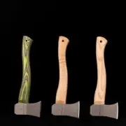 Short Log Splitting Hatchet Wood Handle Mini Tomahawk Small Axe Camping Firewood