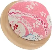 PHENOFICE Cute Pin Cushion for Sewing Compact Needle Organizer with Base for Storing Sewing Pins Present for Quilting and Cross Stitch Enthusiasts Cherry Blossom