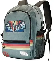 karactermania Star Wars Vintage-Fan HS Fight Backpack, Military Green, Military Green, FAN HS Fight Backpack Vintage