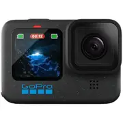 GoPro HERO 12 Black Action Camera 4K Video - Waterproof Design (10m) - Wi-Fi & Bluetooth - 2.27" Rear Touch Display & 1.4" Front Display [CHDHX-121-RW]