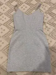 BEC & BRIDGE GREY MINI DRESS SIZE 6