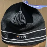 SALT LAKE CITY OLYMPICS 2002 Beanie 100% Wool Sewn Logo OSFA NWT
