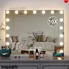 Hollywood Makeup Mirror With Lights 17 LED Lighted Vanity Mirrors Wall Table top