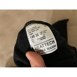 二手兒童 優衣庫 UNIQLO HEATTECH extra warm 超保暖 長袖發熱衣 140碼