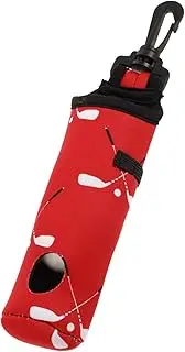 BESPORTBLE Reusable Golf Ball Pouch Neoprene Golfing Ball Holder for Waist Lightweight and Portable Multi Use Organizer Stylish Print Design