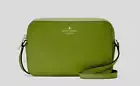 New Kate Spade Harper Crossbody bag Leather Kelp Forest with Dust bag