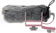 SUNMON Rode Deadcat Mic Windshield Fur Filter for Rode VideoMic Go Camera Microphone - Outdoor Mic Windscreen Wind Muff