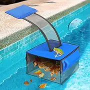 Blue Above Ground Pool Skimmer, Deluxe Pool Leaf Skimmer, Efficient Pool Leaf Catcher, Ideal Maintaining Tool Skimmer for Pool Cleaning, Ideal for Home Pools up to 200 sq ft, Maximize Pool Hygiene