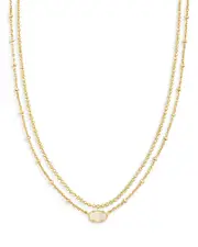 Kendra Scott Emilie Mother of Pearl Layered Necklace, 15.5-18.5