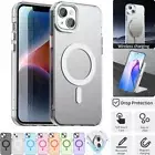 For iPhone 16e 15 14 13 12 11 Pro Max Plus MagSafe Magnetic Thin Case Cover