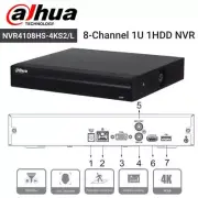 Dahua NVR4108HS-4KS2/L 8CH NVR 8MP Audio HDMI H.265+ Security IP Camera System