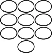 The Lord of the Tools Pack of 10 Square Straps for Cassette Tape Devices Diameter 25 mm Wire Diameter 1.2 mm Circumference 78 mm for Recorder Walkman Repeater DVD Drive
